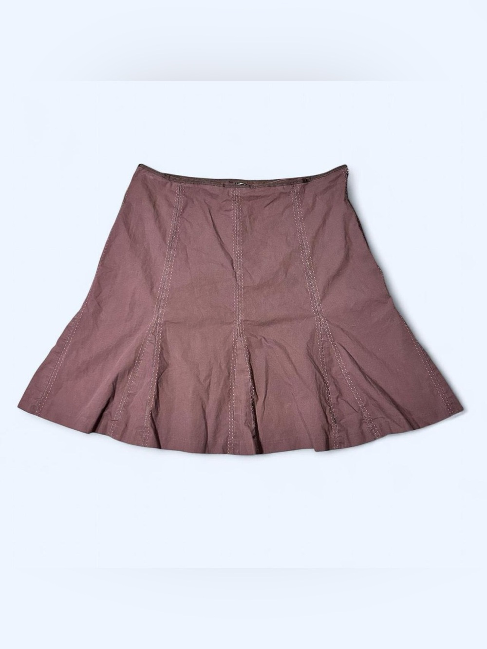 Y2K Grunge Brown Ruffle Skirt by Maurice’s!